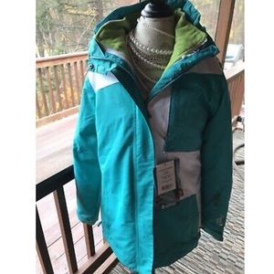 XL Woman’s Ski Jacket, removable liner, Waterproof, Warm Coat, NEW With tags